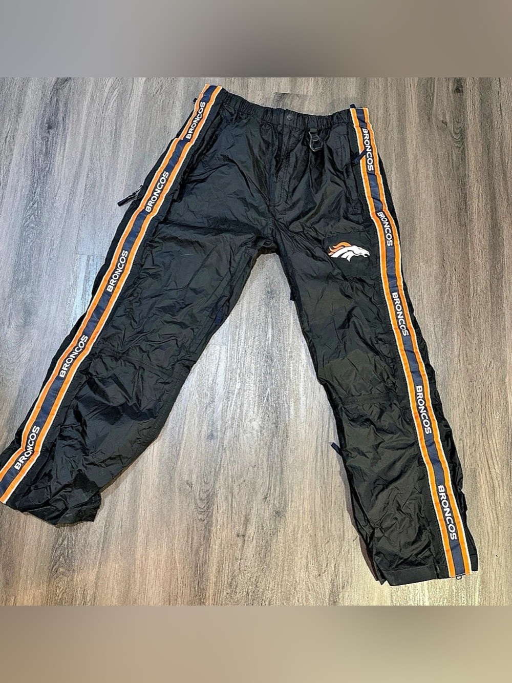 Logo Athletic Broncos Black & Orange Jogger Pants